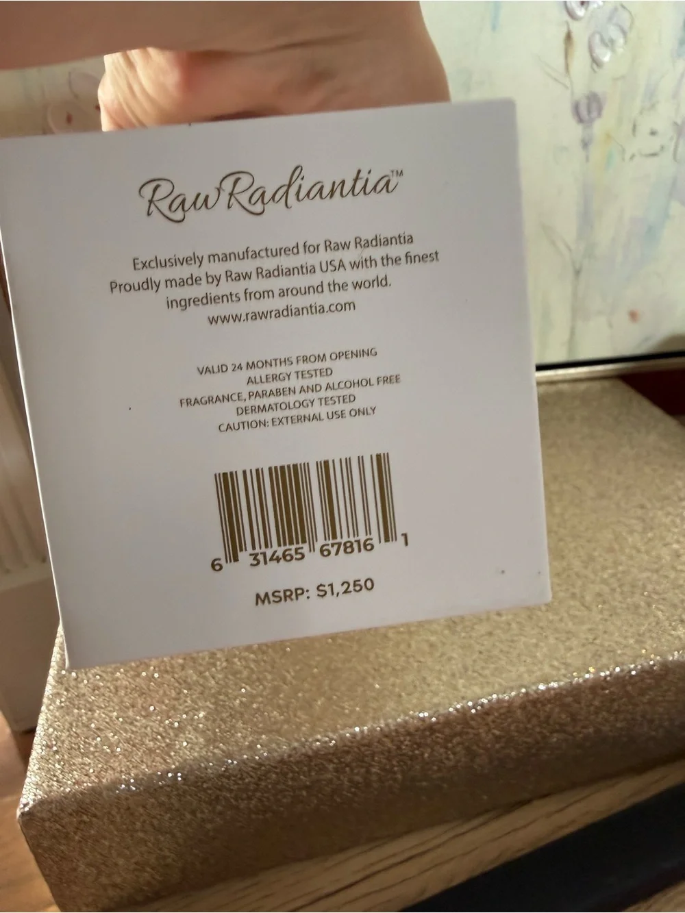 *NEW*1.35oz*Raw Radiantia* VC-Essence Elixir Serum - White with Orange Accent